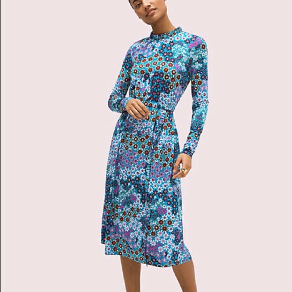 Katespade Pacific Petals Knit Dress